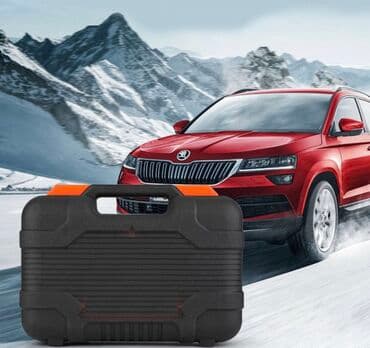 электронный насос для машины цена: Набор E-BOX Компрессор автомобильный двухпоршневой + Инструменты — 5