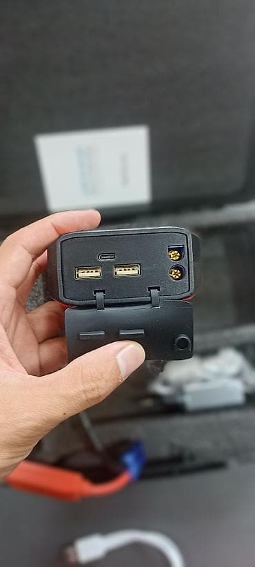 mini gps tracker: Многофункциональный автомобильный пуско-зарядный бустер (Jump Starter) — 2