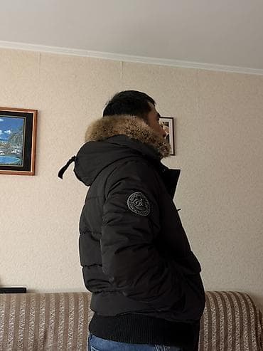 военная парка: Мужская куртка, L, Superdry, Б/у, цвет - Черный, Самовывоз — 4