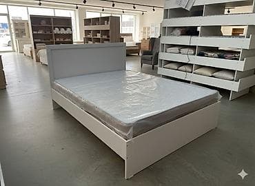 Двуспальная кровать, Новый, С матрасом, длина - 200 см