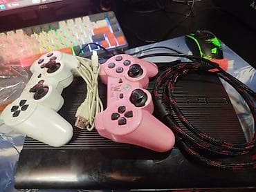 Sony PlayStation: Игровая приставка Sony PlayStation 3 (Slim, с ребристой крышкой) в — 1