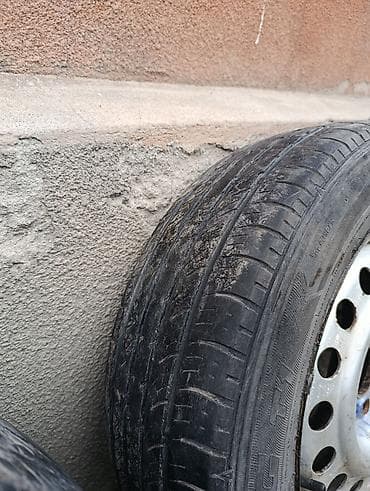 разноширокие шины: Колеса в сборе 40 / R 14, Лето, Комплект, Легковые, Железные, отверстий - 4 — 5