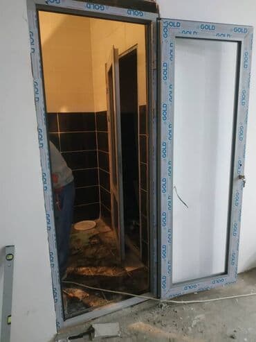 бу эшиктер ош: Алюминиевые двери одностворчатые, двустворчатые из холодной серии — 5