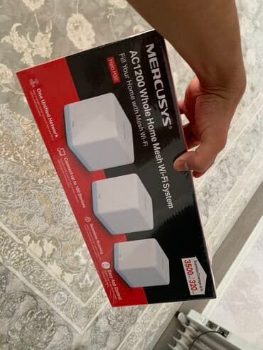MERCUSYS AC1200 whole home mesh Wi-Fi system Halo H30 3 pack Вай