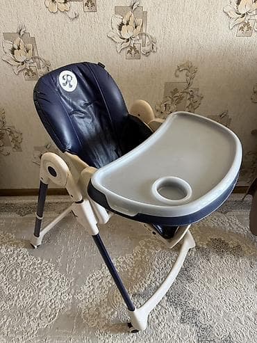 chicco echo: Стульчик для кормления, Другой бренд, Пластик, Другой вид, цвет - Синий — 2