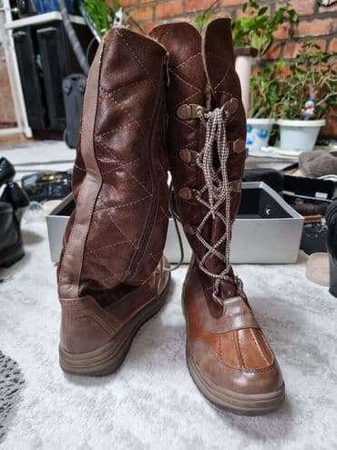 Киреге берилүүчү кийимдер: Өтүктөр, 39, Tamaris, Жаңы, түсү - Күрөң, Өзү алып кетүү — 1