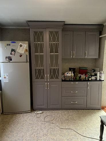 гостинный гарнитур: Кухонный гарнитур, цвет - Серый — 3