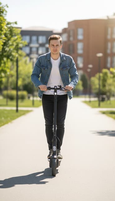 купить электрический самокат в бишкеке: Электросамокат, Б/у — 1