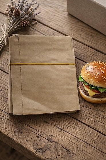 полиэтилен пакеты: Бумажный Пакет, Новый — 1