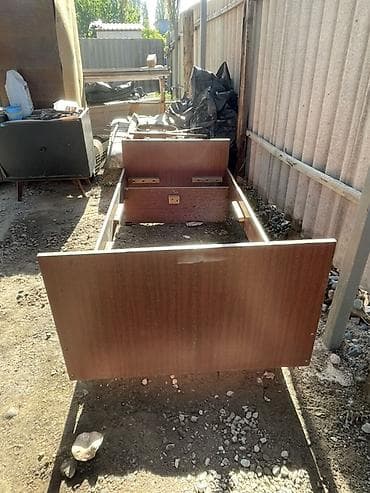 кровать двуспальная дерево: Односпальная кровать, Каркас без матраса, длина - 190 см — 5