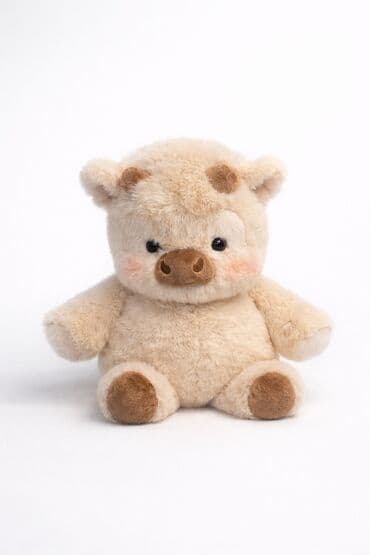 развивающий кубик: Инерционные «бегущие» плюшевые игрушки - Забавные мягкие зверята с — 2