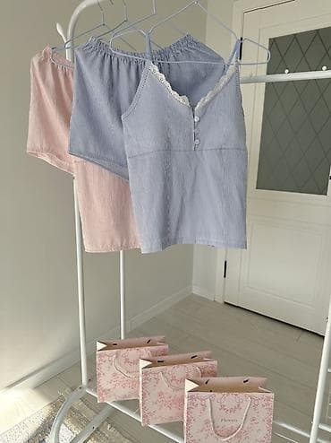 пижама шелковая: Женские домашние комплекты и платье 1) Пижамный комплект из 2 — 5