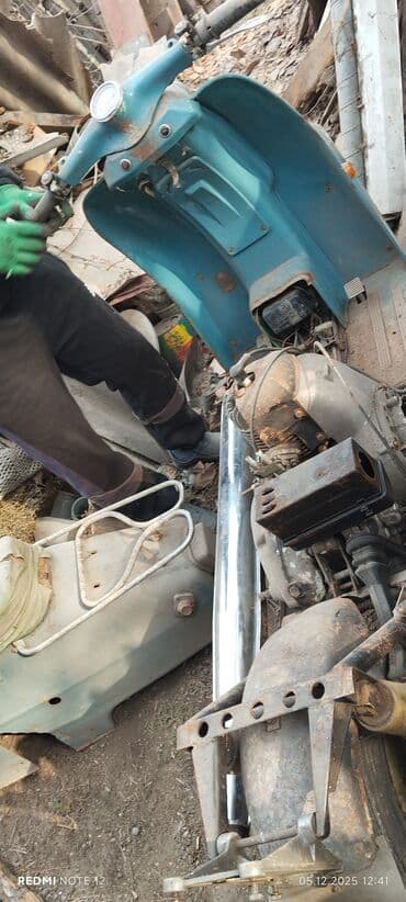 электро мотоцикл бу: Мотороллер "ТУРИСТ" СССР раритет под проект восстановления — 8