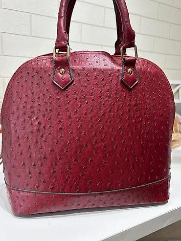 арычный пакет: Женская сумка-тоут бордового цвета с объемным цветком цена за 2 сумки — 4