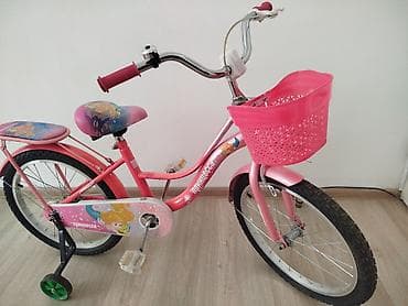 Детский велосипед, 2-колесный, 4 - 6 лет, Для девочки, Б/у