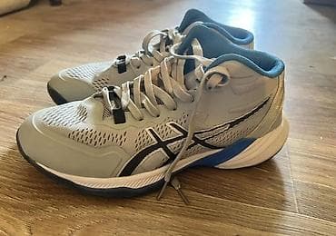 волейболный обувь: Мужские кроссовки, 43, Asics, Новый, цвет - Серый, Платная доставка — 1