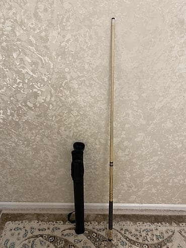 Спорттук сумкалар: Кий для бильярда + тубус-чехол - Классический разборный кий (2 части) — 1