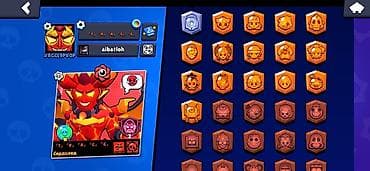 level up: Аккаунт Brawl Stars - Трофеи: 45 891 (рекорд 45 895) - Собрано — 3