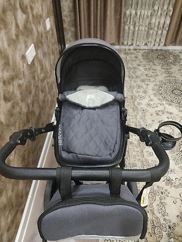 chicco lite way: Коляска, цвет - Голубой, Б/у — 2