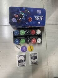 с.к.кыдыралиев а.б.урдалетова г.м.дайырбекова математика 5 класс: Набор для игры в Покер или техаский холдем. Набор состоит : 200 — 6