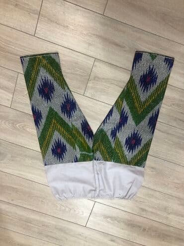 узбекские платья со штанами: Күнүмдүк көйнөк, Жай, Орто модель, Өзбекчө, S — 3