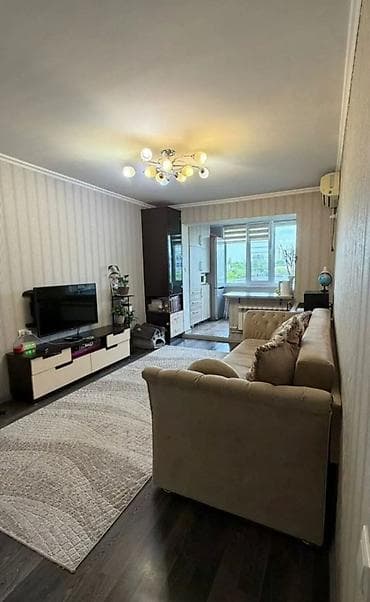 5мкр квартира: 2 комнаты, 43 м², 104 серия, 4 этаж, Евроремонт — 1