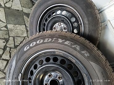 Колеса в сборе 225 / 65 / R 17, Лето, Б/у, Комплект, Легкий коммерческий транспорт (C/LT), Железные, отверстий - 5 — 2