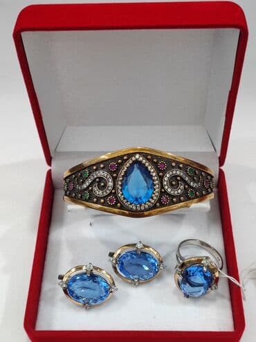 свадебные платья от производителя: Серебряный Комплект+ Билерик Серебро 925 с напылением золото Размеры — 2