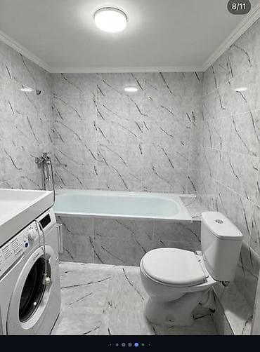 Квартиры: 1 комната, 28 м², Аламедин-1 мкр Элитка, 2 этаж, Свежий ремонт — 7