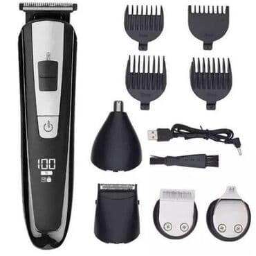 машынка для стришки: Мультитриммер Nikai NK-2555 5в1: 5 сменных насадок: - триммер для — 1