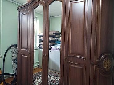 Эмерек гарнитурлары: Классический спальный гарнитур из тёмного дерева (цвет орех/венге) с — 1