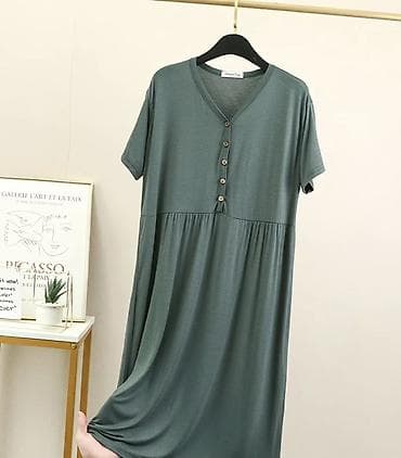 ex nihilo: Новая ночная сорочка свободного кроя из мягкого трикотажа - Цвет — 1