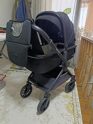 иннинг бейби: Детская коляска 2-в-1 Ining Baby (люлька + прогулочный блок) - — 8
