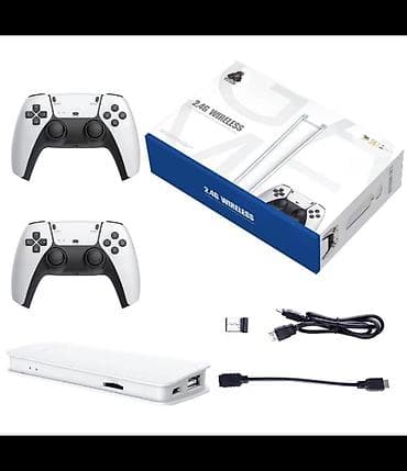 тез арада: Игровая ТВ-приставка 2.4G Wireless Компактная ретро-приставка с — 2