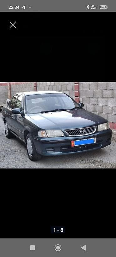 Nissan Sunny: 2001 г., 1.4 л, Автомат, Бензин, Седан — 4