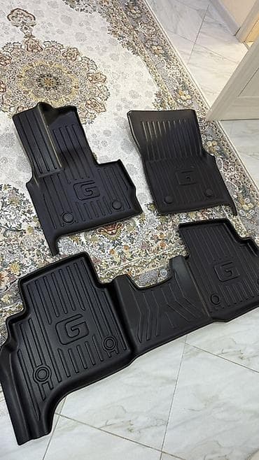 коврики amg: 3D Полики Для салона Mercedes-Benz, цвет - Черный — 4