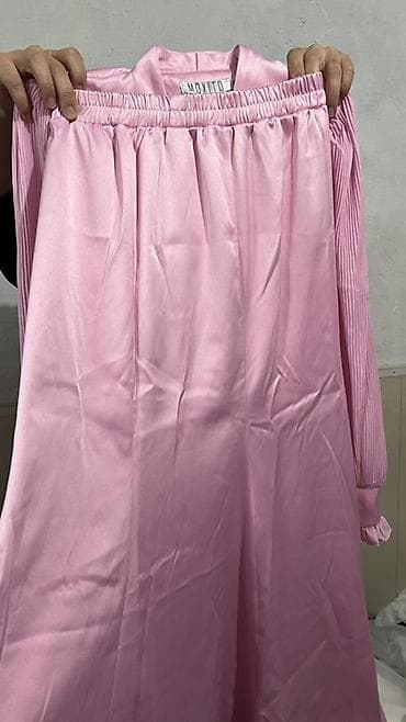 lost cherry: Розовый комплект в романтическом стиле. Состав: - Блузка из атласной — 3