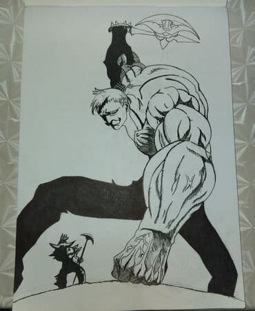 масляные краски цена бишкек: Заказ на аниме рисунки, только черно-белые — 6