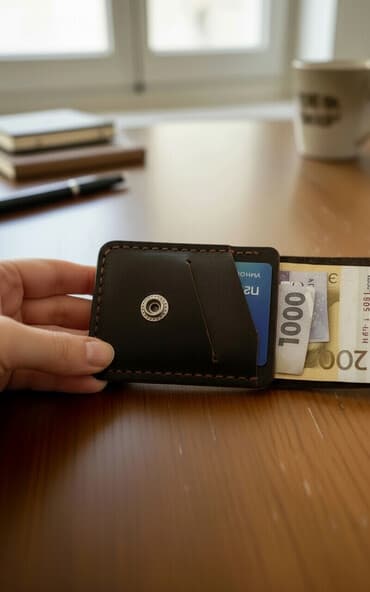 Картхолдер, цвет - Коричневый, Новый, Унисекс