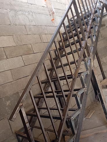 Оңдоп-түзөө жана курулуш: Темир тепкич Жеке менчик үй үчүн, Акысыз ченөө, Тепкичтин формасы: П-формадагы — 4