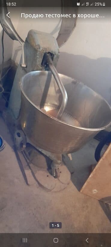 Идиштер жана ашкана буюмдары: Продаю тестомес в хорошем состоянии тестомесильная машина — 3