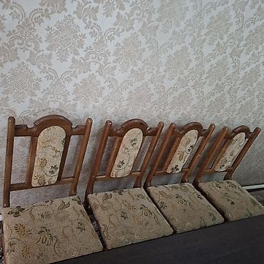 stol: Стол и стул для зала, цвет - Коричневый — 3