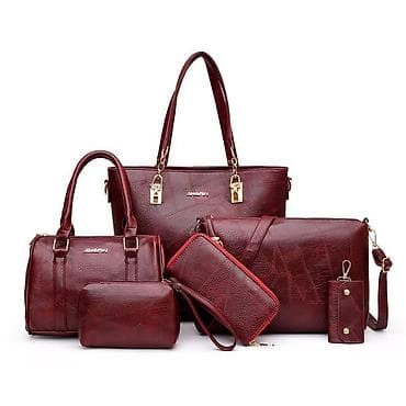 Другие сумки: Набор женских сумок JINGPIN — 6 предметов в едином стиле Состав — 2