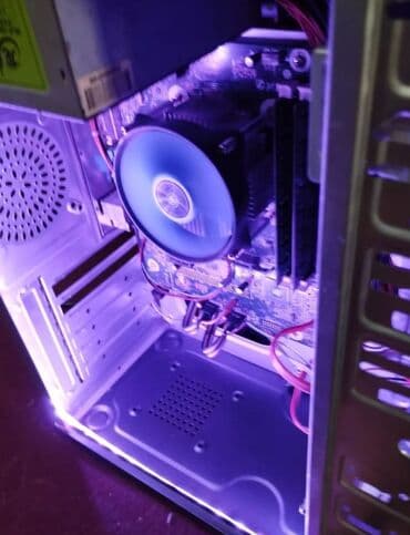 продажа компьютер: Компьютер, ОЗУ 8 ГБ, Для несложных задач, Б/у, Intel Core i3, AMD Radeon 520, HDD — 2