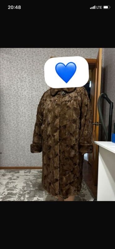 Шуба, Длинная модель, 3XL at lalafo.kg Шуба, Длинная модель, 3XL