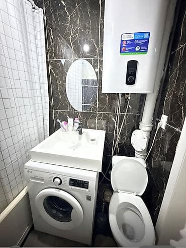 ош базар кв: 2 комнаты, 47 м², Ошский рынок / базар 104 серия, 4 этаж, Свежий ремонт — 9