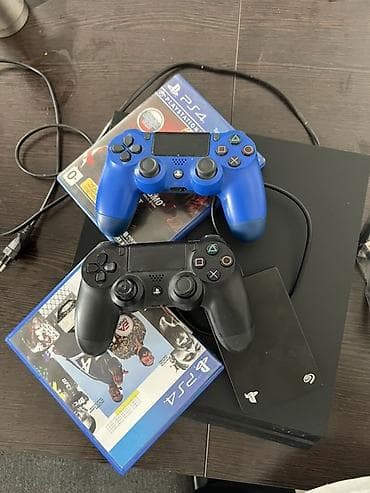 sony ps 2: PlayStation 4 (оригинальная версия, черная) — комплект для игр дома — 2