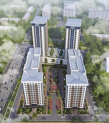азия пелес: 1 комната, 44 м², Азия Молл Элитка, 12 этаж — 2