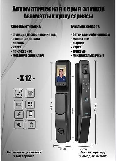 Металлические сейфовые двери: Электронные дверные замки «Чанъ Ань» 	🔒 Современные электронные замки — 1