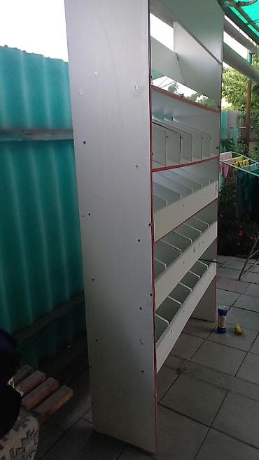 открыто: Стеллаж Для конфет, С ящиками, 220 см * 120 см * 40 см, 
Б/у — 4